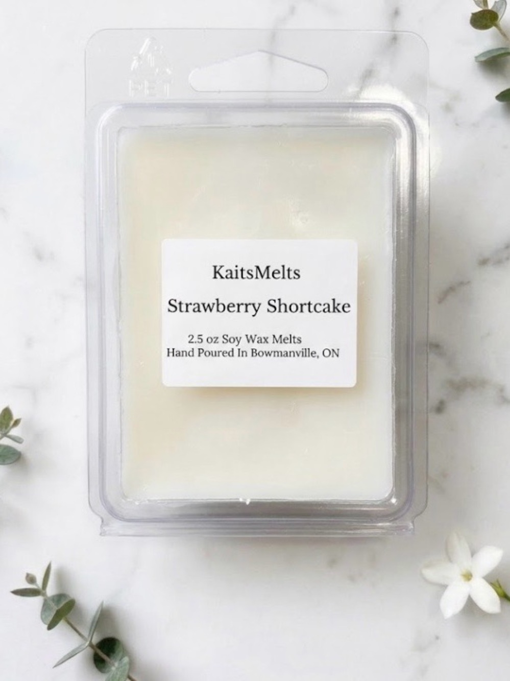 Strawberry Shortcake Soy Wax Melts - White